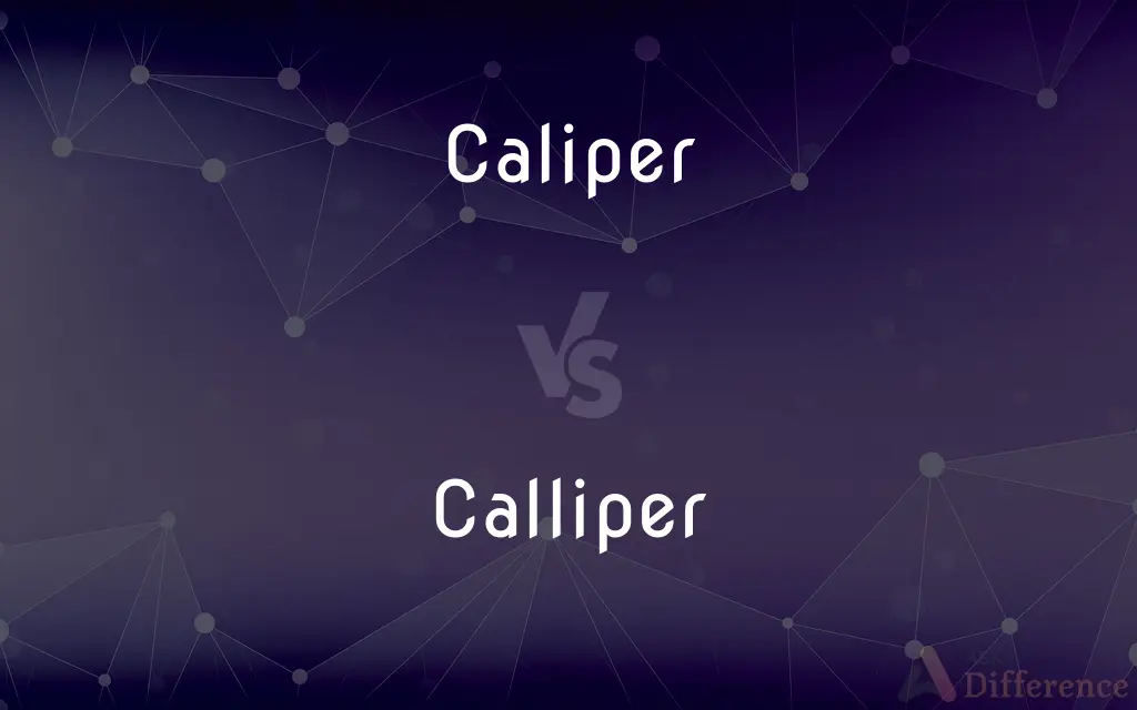 Caliper vs. Calliper — What's the Difference?