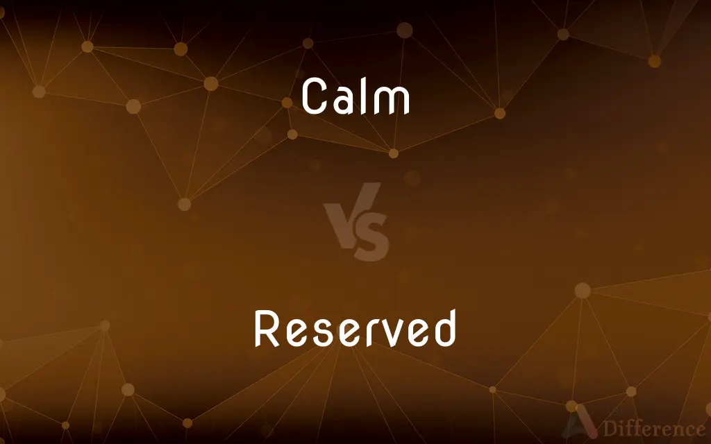 Calm vs. Reserved — What's the Difference?