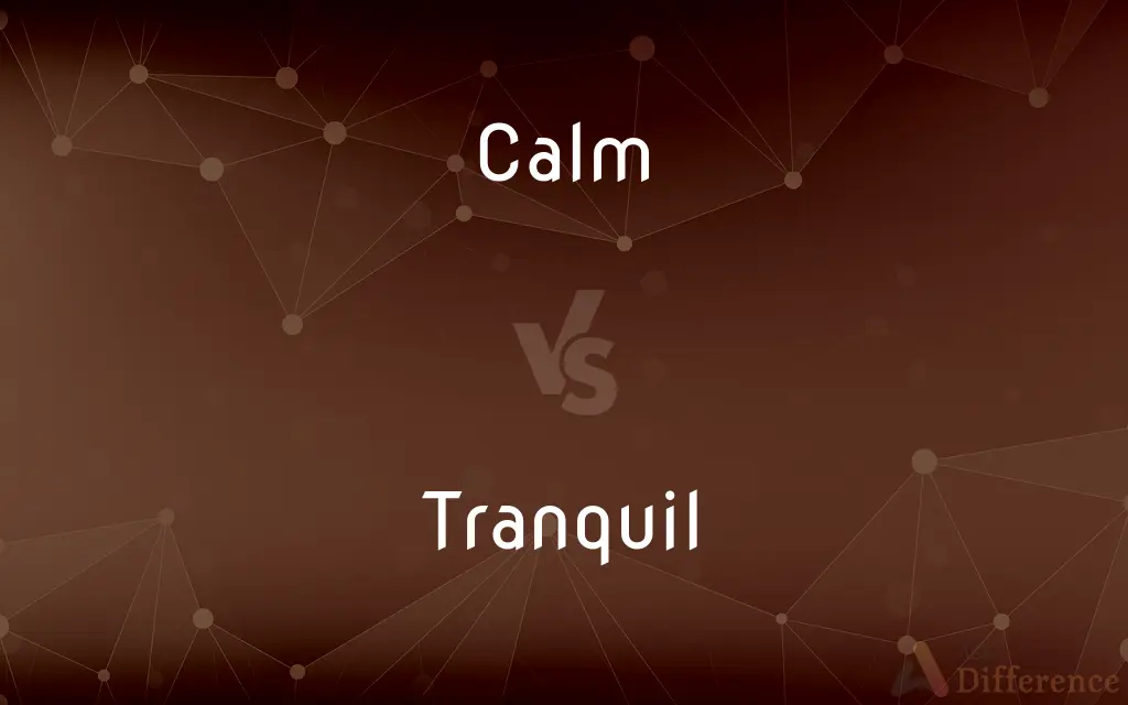 Calm vs. Tranquil — What's the Difference?
