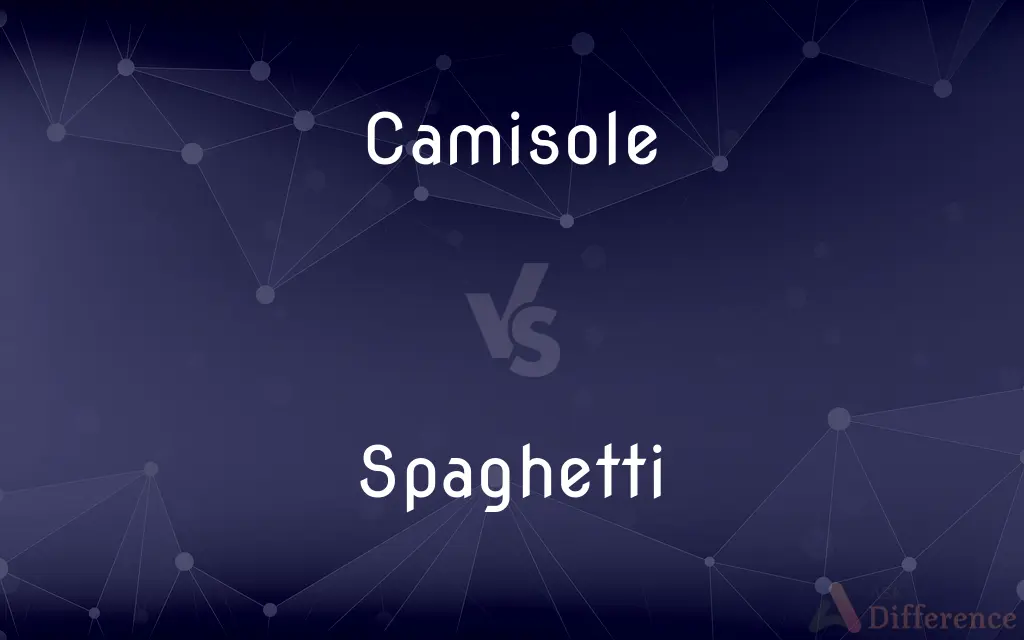 Camisole vs. Spaghetti — What's the Difference?