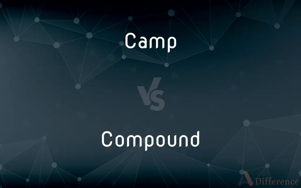 Camp vs. Compound — What's the Difference?