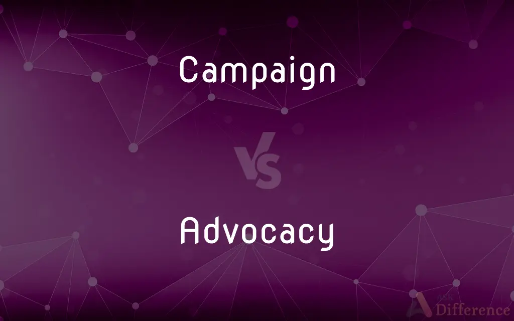 Campaign vs. Advocacy — What's the Difference?
