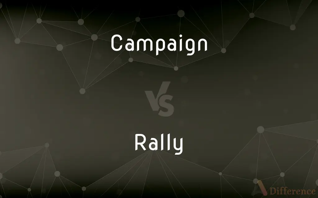 Campaign vs. Rally — What's the Difference?
