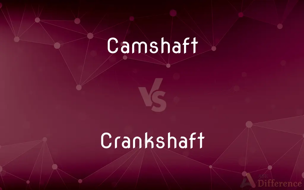 Camshaft vs. Crankshaft — What's the Difference?