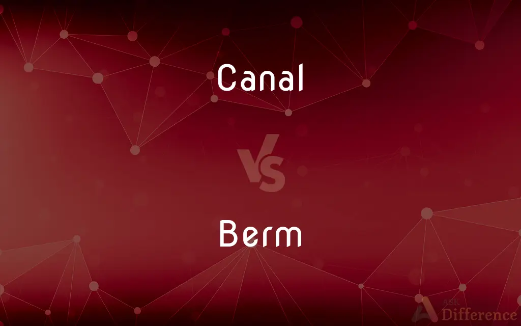 Canal vs. Berm — What's the Difference?