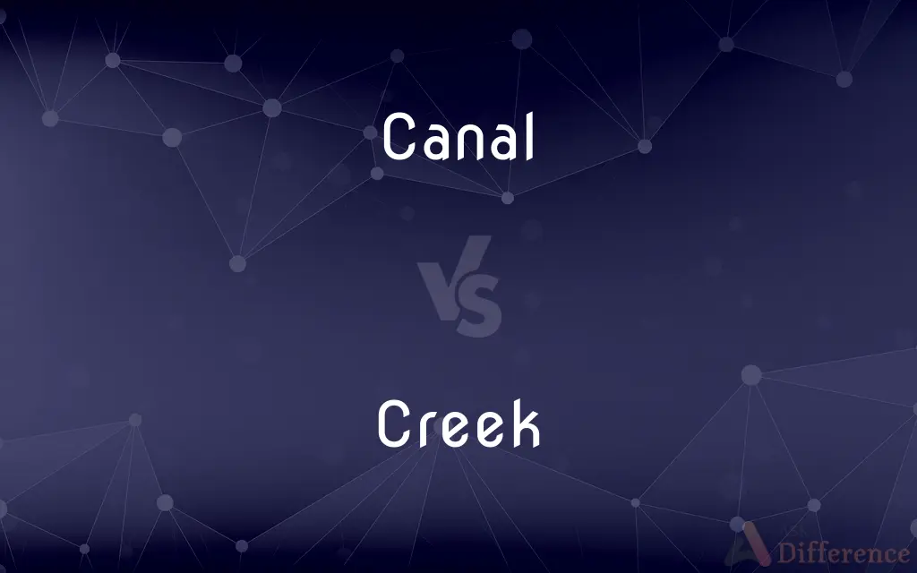 Canal vs. Creek — What's the Difference?