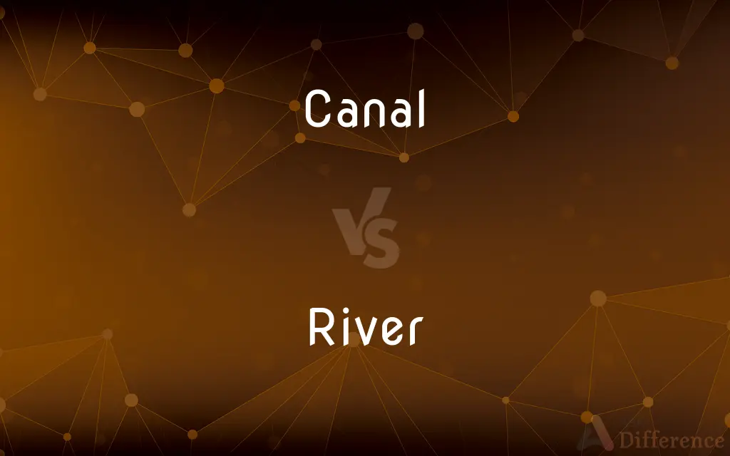 Canal vs. River — What's the Difference?