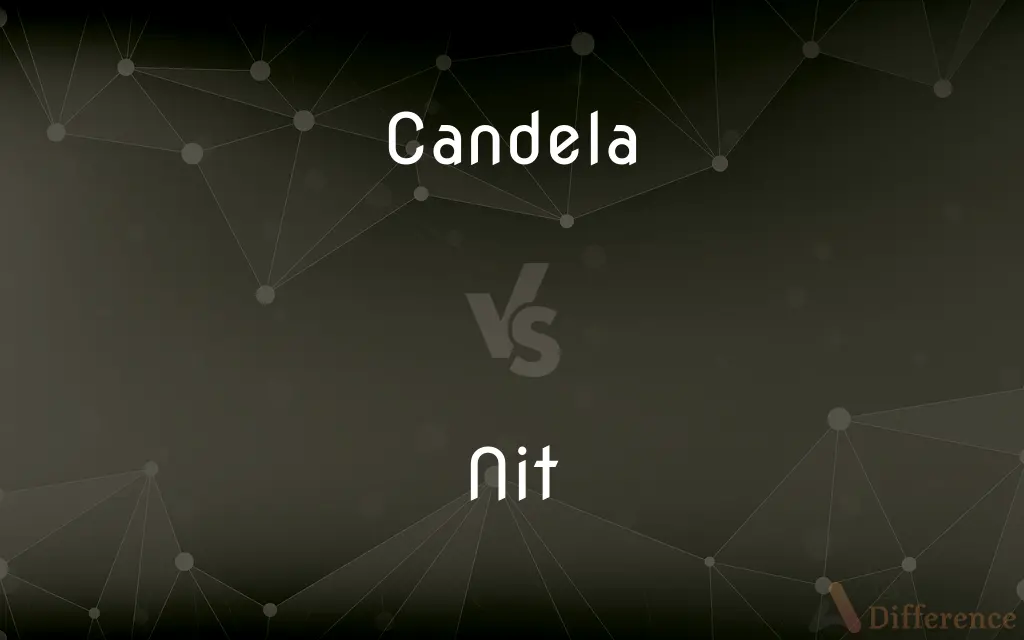 Candela vs. Nit — What's the Difference?