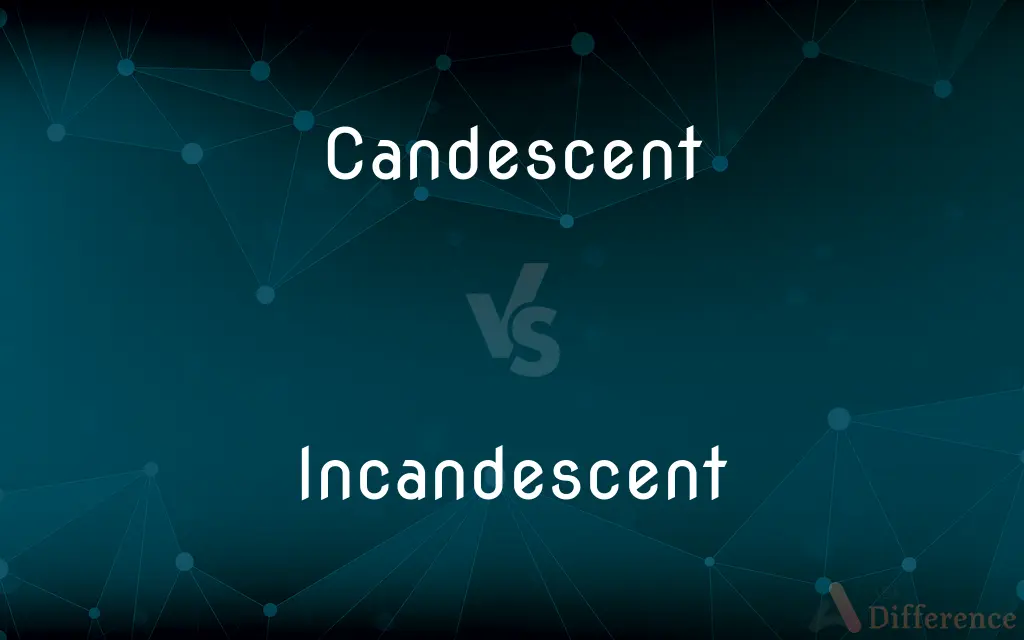 Candescent vs. Incandescent — What's the Difference?