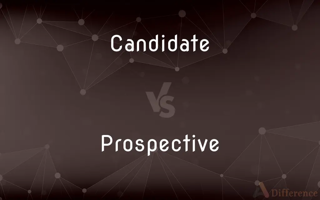 Candidate vs. Prospective — What's the Difference?