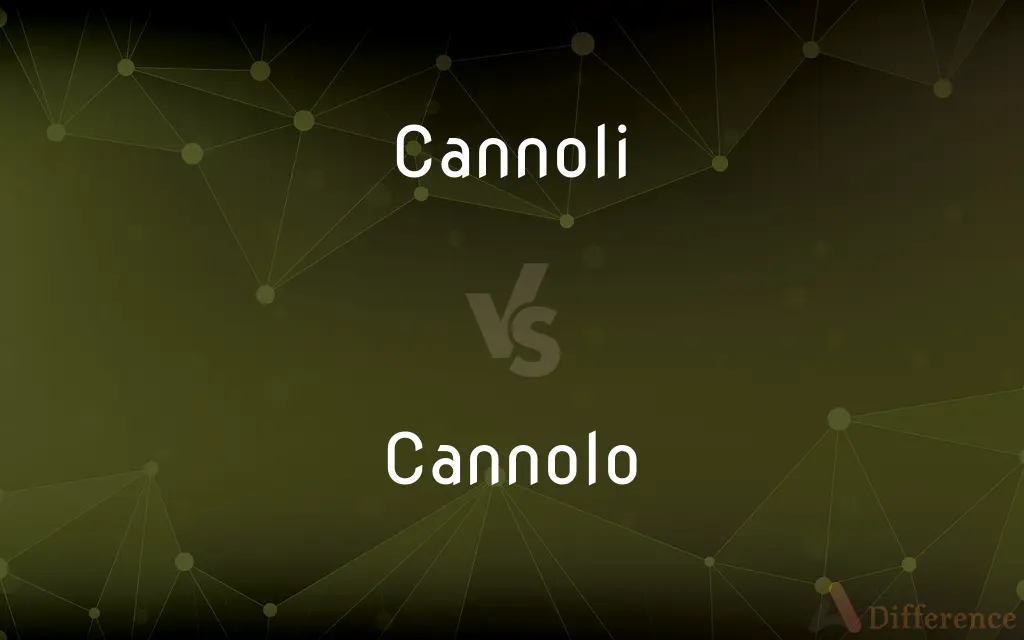 Cannoli vs. Cannolo — What's the Difference?