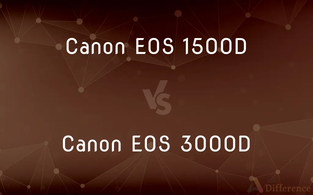 Canon EOS 1500D vs. Canon EOS 3000D — What's the Difference?