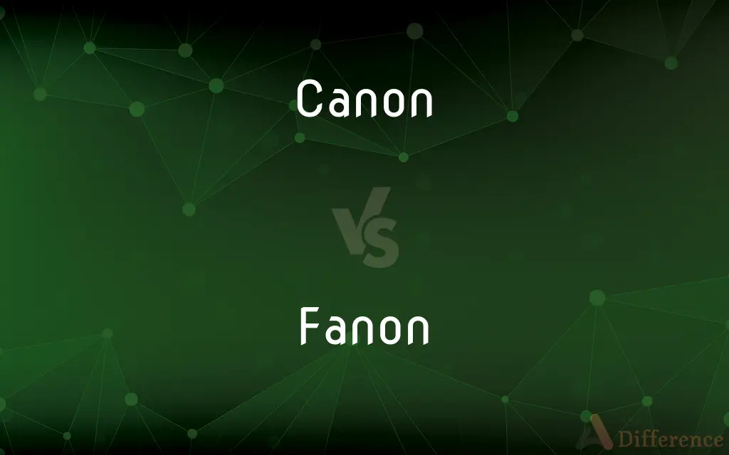 Canon vs. Fanon — What's the Difference?