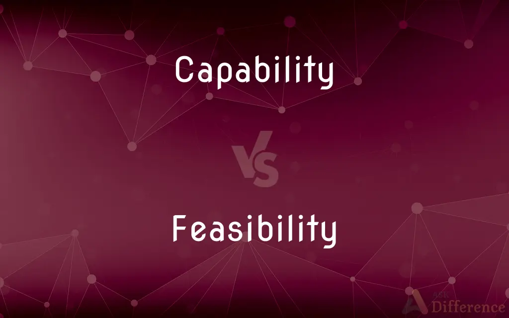Capability vs. Feasibility — What's the Difference?
