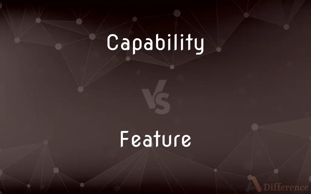 Capability vs. Feature — What's the Difference?