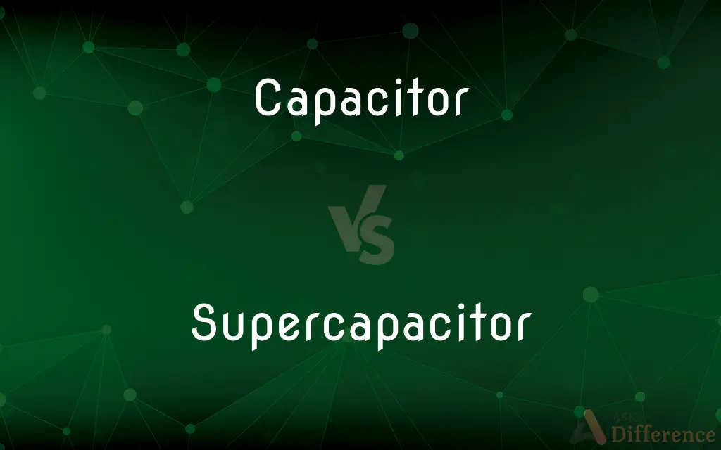 Capacitor vs. Supercapacitor — What's the Difference?