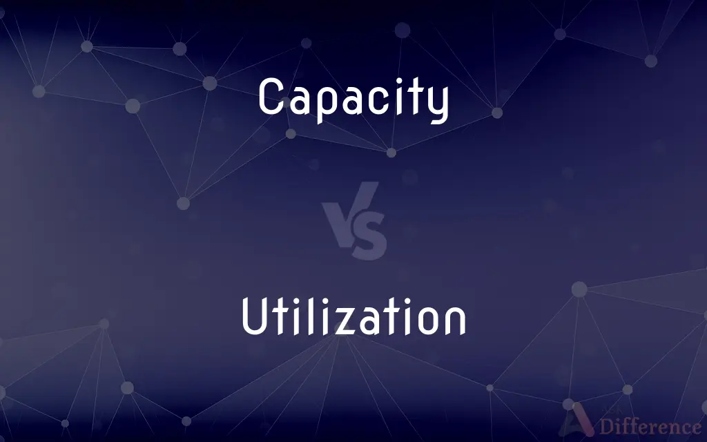 Capacity vs. Utilization — What's the Difference?