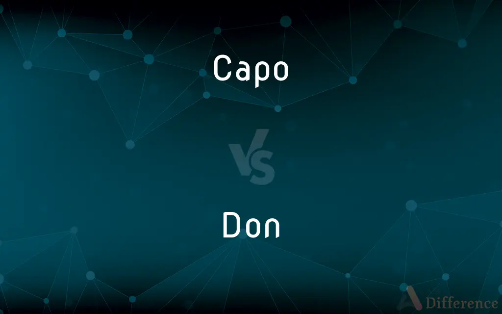 Capo vs. Don — What's the Difference?