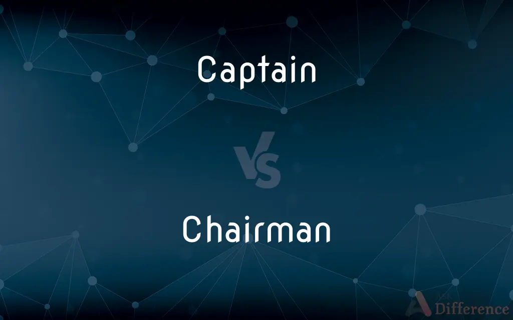 Captain vs. Chairman — What's the Difference?