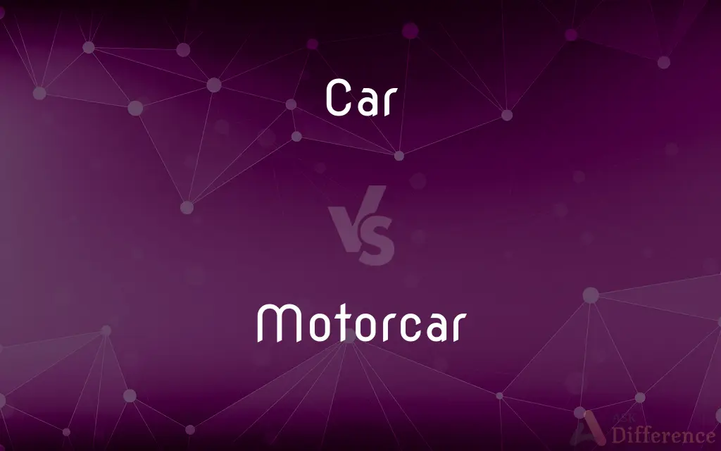 Car vs. Motorcar — What's the Difference?
