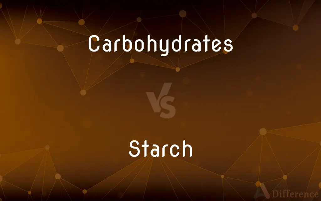 Carbohydrates vs. Starch — What's the Difference?