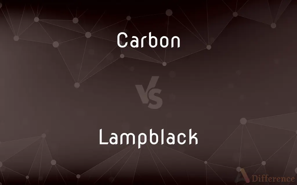 Carbon vs. Lampblack — What's the Difference?