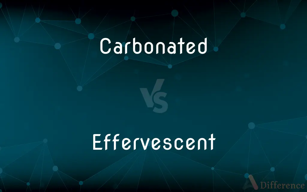 Carbonated vs. Effervescent — What's the Difference?