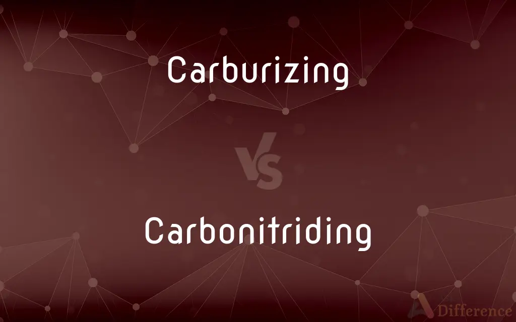Carburizing vs. Carbonitriding — What's the Difference?