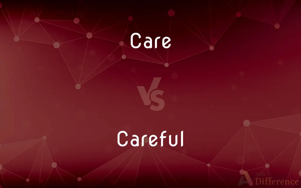 Care vs. Careful — What's the Difference?