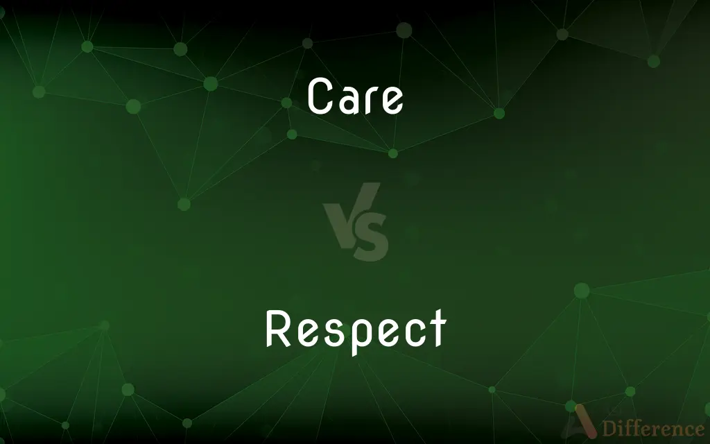Care vs. Respect — What's the Difference?
