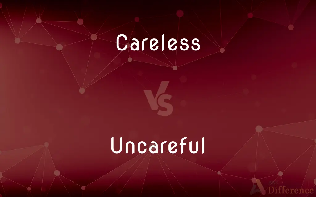 Careless vs. Uncareful — What's the Difference?