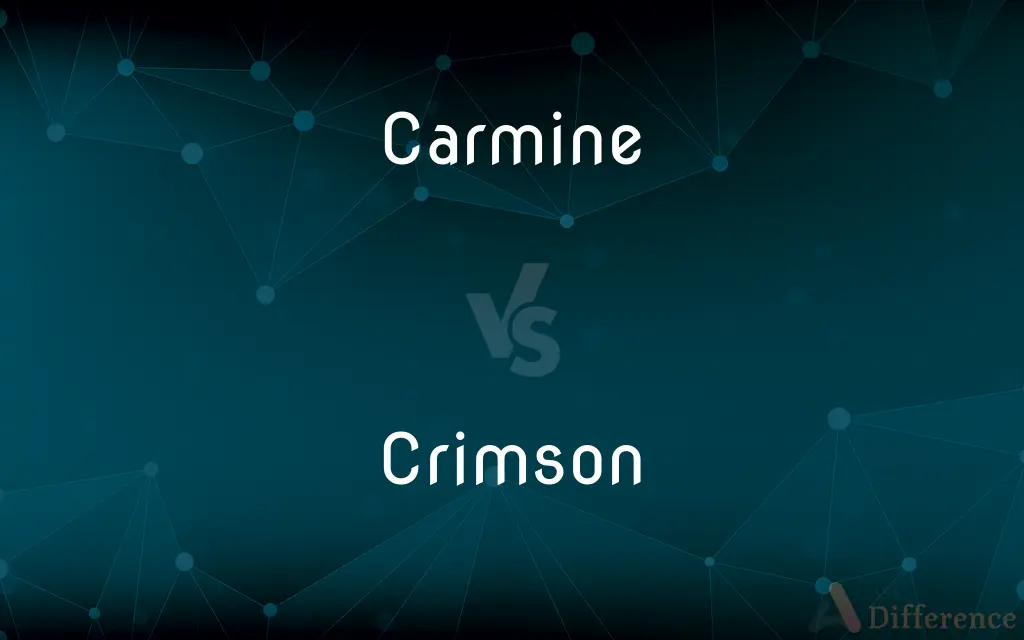 Carmine vs. Crimson — What's the Difference?