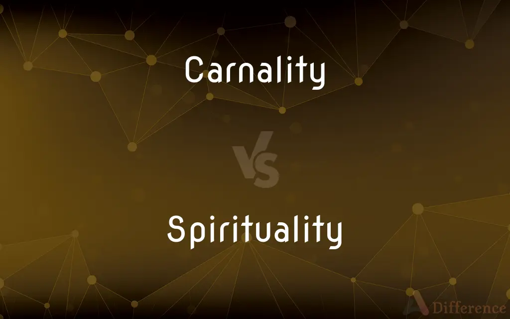 Carnality vs. Spirituality — What's the Difference?