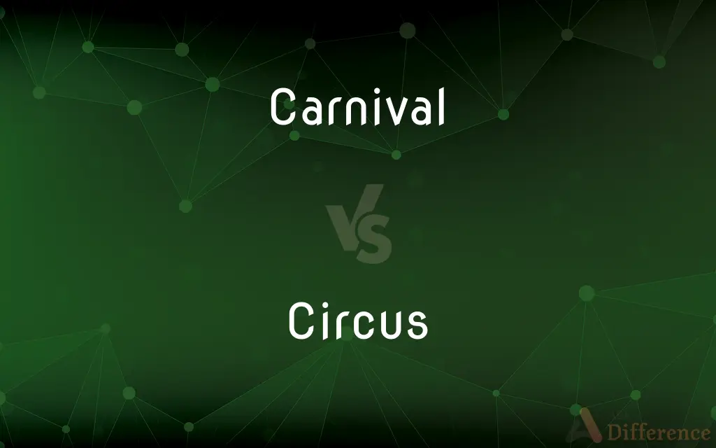 Carnival vs. Circus — What's the Difference?