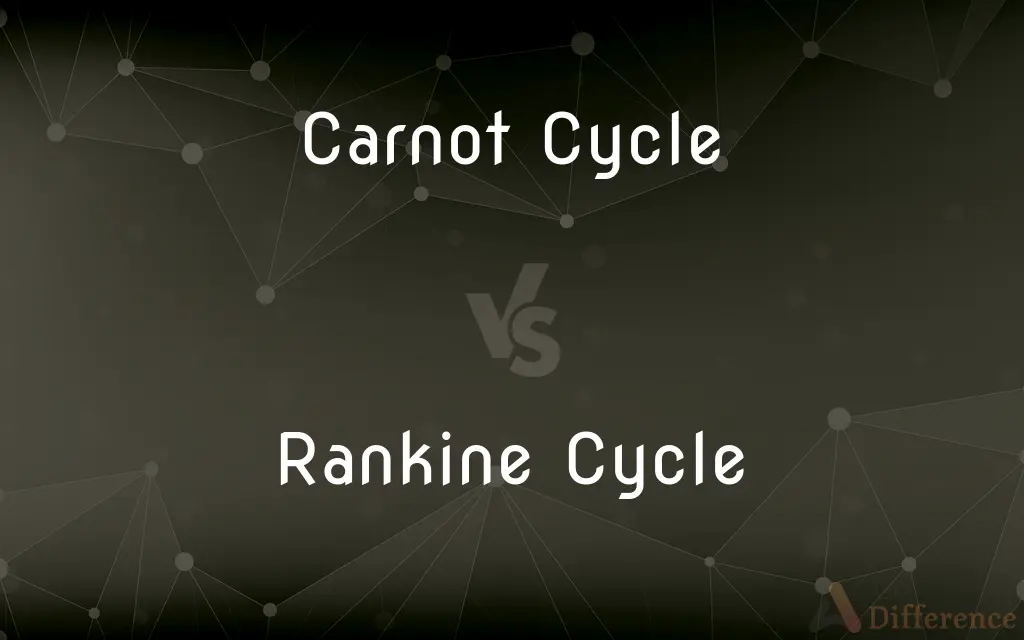Carnot Cycle vs. Rankine Cycle — What's the Difference?