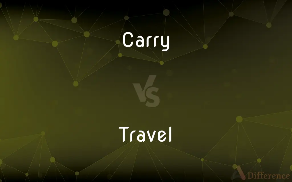 Carry vs. Travel — What's the Difference?