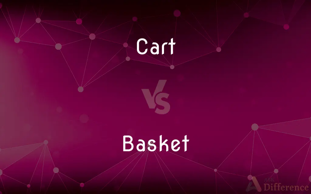 Cart vs. Basket — What's the Difference?