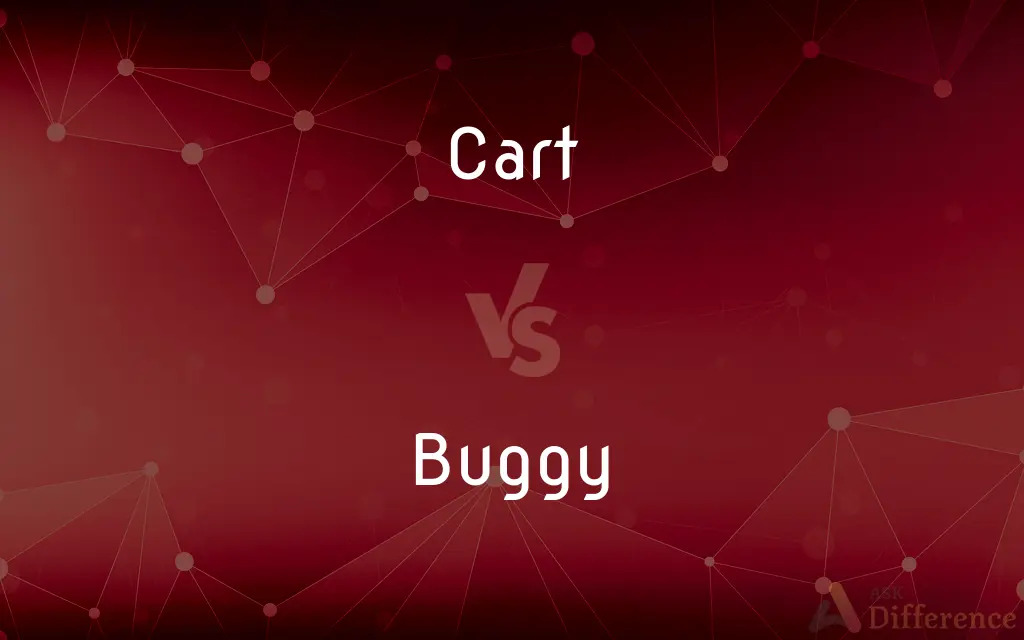 Cart vs. Buggy — What's the Difference?