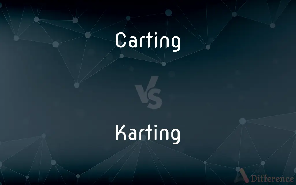 Carting vs. Karting — What's the Difference?