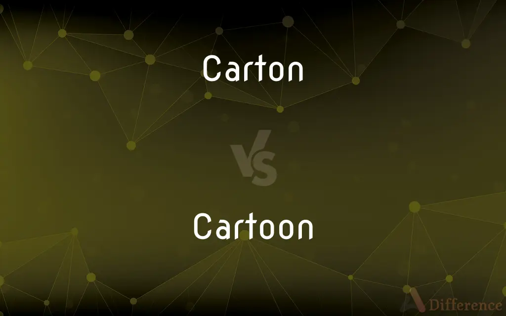 Carton vs. Cartoon — What's the Difference?