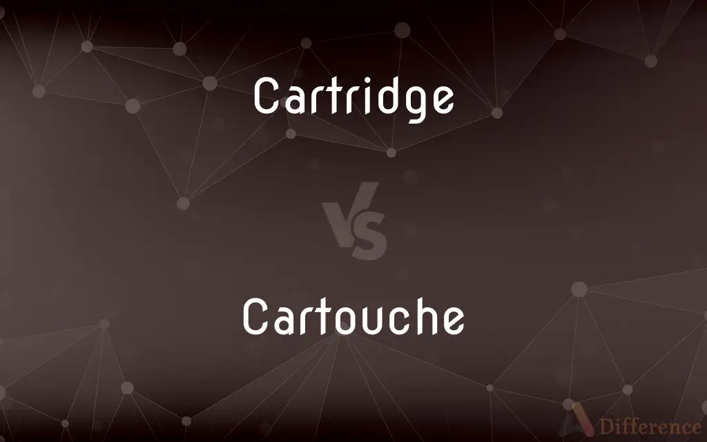 Cartridge vs. Cartouche — What's the Difference?