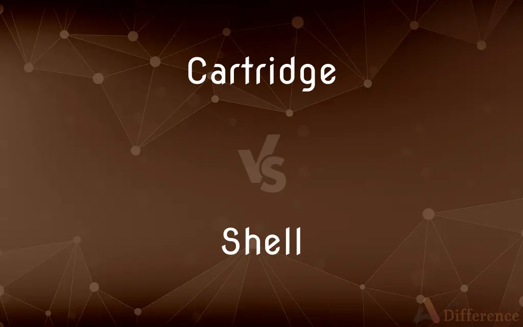 Cartridge vs. Shell — What's the Difference?
