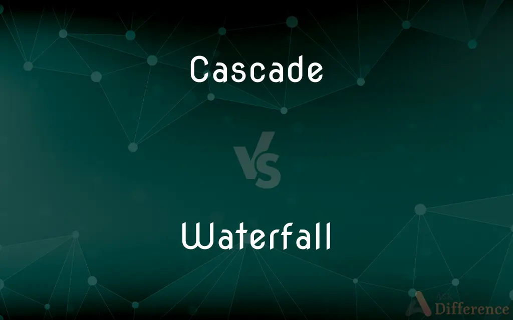 Cascade vs. Waterfall — What's the Difference?