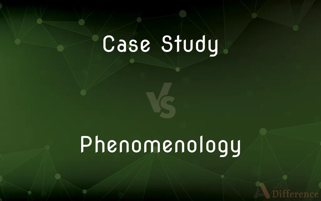case study vs phenomenology