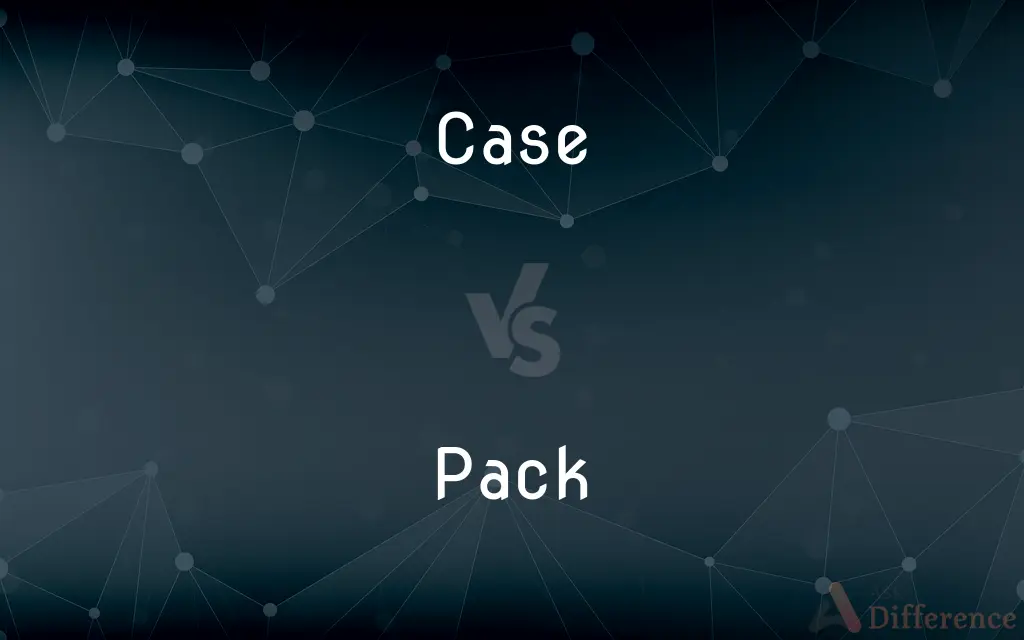 Case vs. Pack — What's the Difference?
