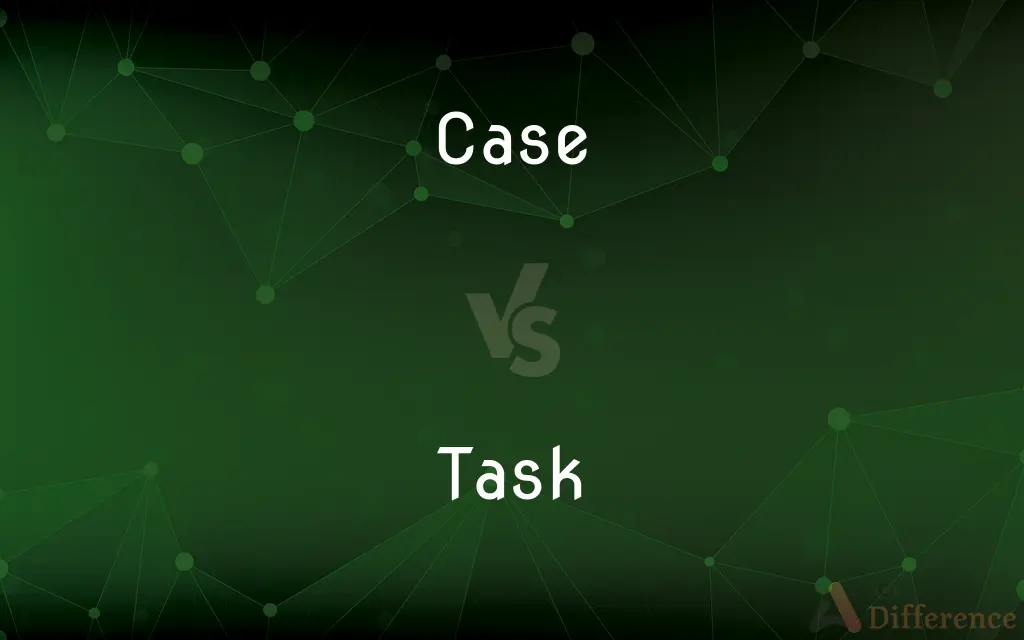 Case vs. Task — What's the Difference?