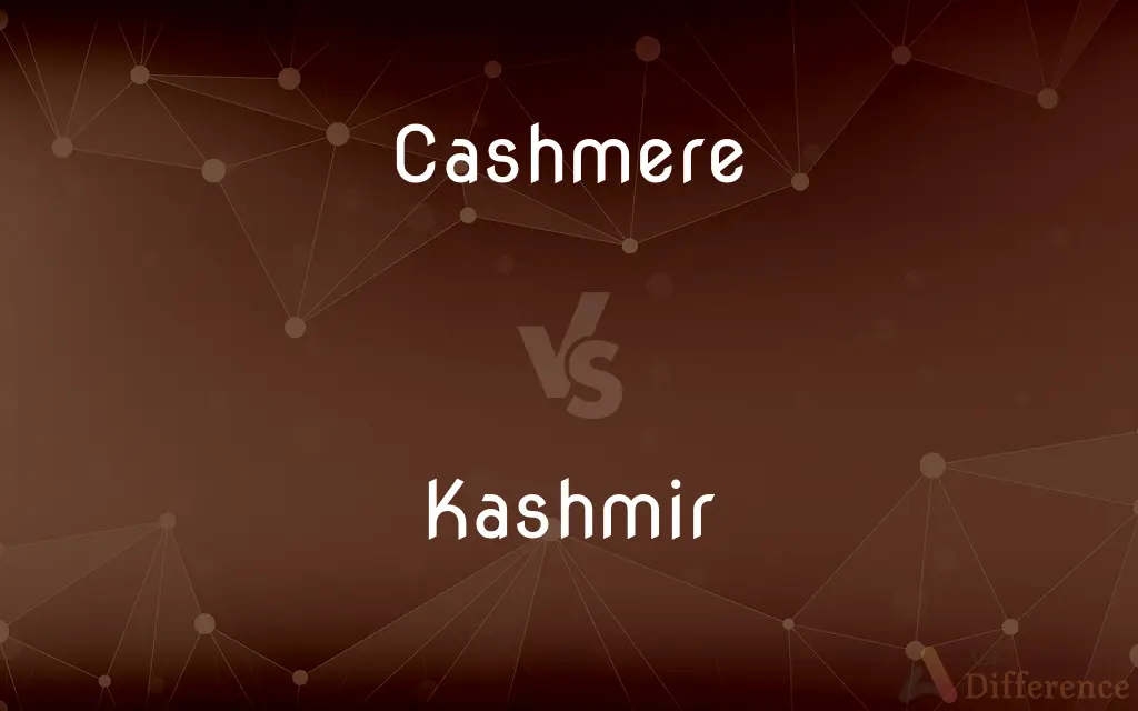 Cashmere vs. Kashmir — What's the Difference?