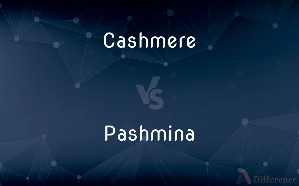 Cashmere vs. Pashmina — What's the Difference?