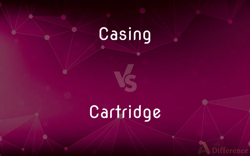 Casing vs. Cartridge — What's the Difference?