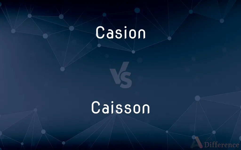 Casion vs. Caisson — Which is Correct Spelling?